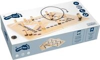 Legler Spiel small foot 12218 - Ludo und Leiterspiel Gold Edition, 2in1, Holz