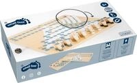 Legler Spiel small foot 12223 - Barrikade und Halma Gold Edition, 2in1, Holz