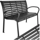 tectake Gartenbank Sitzbank Pino 3-Sitzer 126x62x81,5cm, 3-Sitzer
