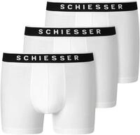 Boxer SCHIESSER "95/5", Herren, Gr. 8, wei&szlig; (100, wei&szlig;), Single Jersey,