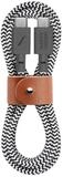 NATIVE UNION Belt-Cable USB-C to USB-C 1.2m Zebra Smartphone-Adapter