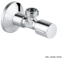 Grohe Badarmatur GROHE Eckventil 1/2x1/2'' Metallgriff selbstd. Anschlussgew., chrom
