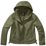 Brandit Langmantel Brandit Damen Ladies Windbreaker Frontzip gr&uuml;n S