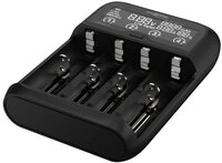 ANSMANN AG Ansmann Lithium 4 Rundzellen-Ladeger&auml;t LiFePO, LiIon, NiCd, NiMH...
