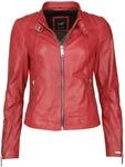 Lederjacke MAZE "Lederjacke Lindsay", Damen, Gr. M, rot, Obermaterial: 100% Lammleder