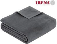 Wohndecke Luxus, IBENA, verschiedene Gr&ouml;&szlig;en, uni, Kuscheldecke, Premium, made...