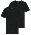 Schiesser T-Shirt 95/5 (2er-Pack) mit Rundhalsausschnitt, Cotton-Mix, Single Jersey