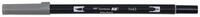 TOMBOW Pinselstift ABT Dual Brush Pen, (cool gray 10), zwei Spitzen, f&uuml;r Hand