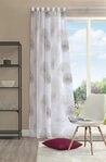 HOME WOHNIDEEN Gardine Home Wohnideen Schlaufenschal Voile Bedruckt Seite (1...