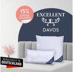 Excellent Federkissen Davos, F&uuml;llung: 85% G&auml;nsefedern, 15% G&auml;nsedaunen,...
