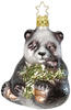 INGE-GLAS® Christbaumschmuck Paul Panda 9 cm - Tiere aus aller Welt - 1 Stück