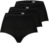 Maxislip SLOGGI "Basic+", Damen, Gr. 46, schwarz, Single Jersey, Obermaterial:...
