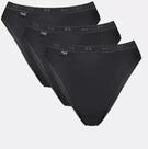 Tai-Slip SLOGGI "Basic+", Damen, Gr. 44, schwarz, Obermaterial: 95% Baumwolle, 5%