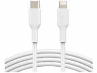 Belkin Lightning/USB-C Kabel PVC, mfi zertifiziert, 1m Smartphone-Kabel, USB-C,