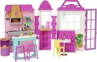 Barbie Puppenhaus Barbie Cook 'n Grill Restaurant 6 Spielbereiche 30 Teile Puppenhaus