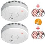 Elro Rauchmelder (2er Set Optischer Rauchwarnmelder mit 5 Jahres Batterie,