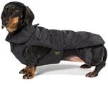 Fashion Dog Hundemantel Hundemantel speziell f&uuml;r Dackel, Schwarz, 39 cm