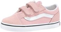 Sneaker VANS "Old Skool", M&auml;dchen, Gr. 25, rosa, Leder, Textil, kontrastfarbene