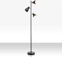 B.K.Licht Stehlampe, ohne Leuchtmittel, Stehleuchte, Metall, Deckenfluter,...