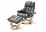 Robas Lund Relaxsessel CALGARY XXL inkl. Hocker, bis ca. 135&deg; neigbar, 360&deg;
