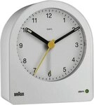 Braun Radiowecker Braun Uhren BC22W Analoger Quarz-Wecker Uhren/Wecker Weiss
