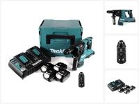 Makita Akku-Bohrhammer DHR 281 PG4J Brushless Akku Bohrhammer 28 mm 2x 18 V f&uuml;r