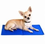 lionto Hundematte k&uuml;hlend, K&uuml;hlmatte selbstk&uuml;hlend, 50x40 cm, blau, wasser- &