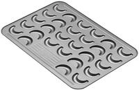 Kaiser Backformen Backform KAISER X-mas Vanillekipferl Backblech, 42 x 29 cm