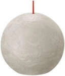 Bolsius Kugelkerze Bolsius Rustik Kugelkerze sandgrau, &Oslash; 7,6 cm