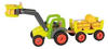 goki Spielzeug-Traktor Frontlader mit Heuwagen, (7-tlg)