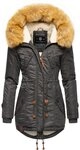 Navahoo Wintermantel La Viva hochwertiger Winterparka mit gro&szlig;em Kunstfell