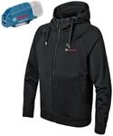 Bosch Professional Arbeitsjacke GHH 12+18 V XA Gr&ouml;&szlig;e S, inkl. Akkuadapter GAA
