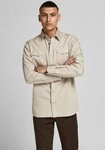 Jack & Jones Langarmhemd JJESHERIDAN SHIRT L/S NOOS mit angesetzter Brusttasche