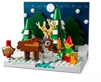 LEGO&reg; Exklusiv Set Vorgarten des Weihnachtsmanns 40484 Konstruktions-Spielset