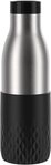 Emsa Trinkflasche Bludrop Sleeve, Edelstahl/Silikon, Quick-Press, 12h warm/24h k&uuml;hl