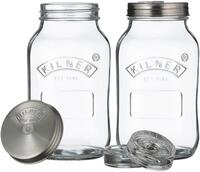 KILNER Aufbewahrungssystem, Glas, (Set, 2-tlg), (Fermentier-Set), zum...