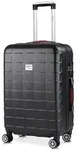 monzana Hartschalen-Trolley Exopack Line, 4 Rollen schwarz 44 cm x 28 cm x 67 cm