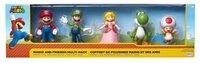 Super Mario Spielfigur Nintendo Super Mario Figuren 5er Set Mario & Friends,...