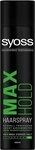 Syoss Haarspray Max Hold 400 ml, Styling Spray, mit 48h starkem Halt