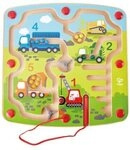 Hape Spiel Baufahrzeuge-Labyrinth