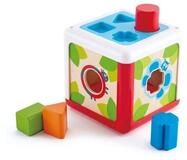 Toynamics Europe Steckspielzeug Sortierbox Gartenh&uuml;tte 4 Formen