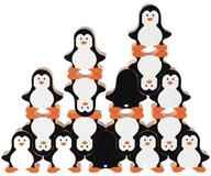 goki Spielesammlung Stapelfiguren Pinguine, Stapelfiguren, 18 bunte...