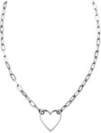 Liebeskind Berlin Edelstahlkette Liebeskind Damen-Kette Edelstahl Herz