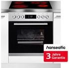 Hanseatic Elektro-Herd-Set HBCO7010PA1 + HC46066CB, mit 1-fach-Teleskopauszug,