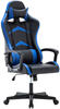IntimaTe WM Heart Indy Gaming Racing Chair Leather Blue