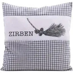G&ouml;zze Zirbenkissen Zirben Duftkissen - Grau kariert 30 cm x 30 cm