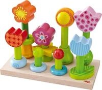 Haba Steckspielzeug HABA 1301551001 - Steckspiel Blumengarten, Holz, 26 Teile