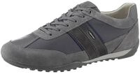 Sneaker GEOX "U WELLS C", Herren, Gr. 40, grau (dunkelgrau), Synthetik, Textil,