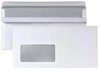 Soennecken Briefumschlag Briefumschlag DIN lang mit Fenster selbstklebend wei&szlig;...