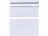 Rössler Papier Briefumschläge DIN lang ohne Fenster weiß (25 Stück)